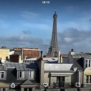  Appartement Large Eiffel Tower Lacoste France